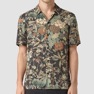 ALLSAINTS Floral Button Down Collared Shirt "Bouquet SS"